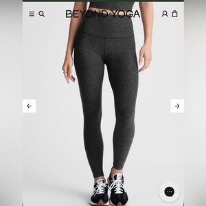 Beyond Yoga Black Charcoal High Waisted Leggings NWT